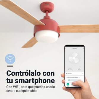 VENTILADOR TECHO U.BLUE VENTO6048R DC 122CM WIFI R