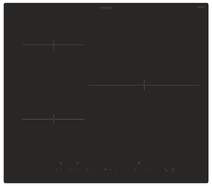 Placa Inducción Candy CIDD633C - 3 Zonas (1 Zona 32cm), 9 Niveles, Booster, 7100W