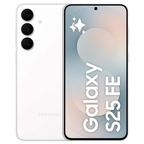 Samsung S25 FE 8/256 GB Blanco - 6,7", Android 16, Exynos 2400, 4900 mAh, 50+12+8 MP
