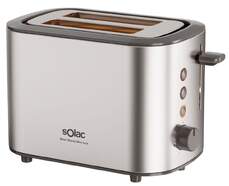 Tostadora Solac TL5423 - 470 W, 2 Ranuras Cortas, Inox