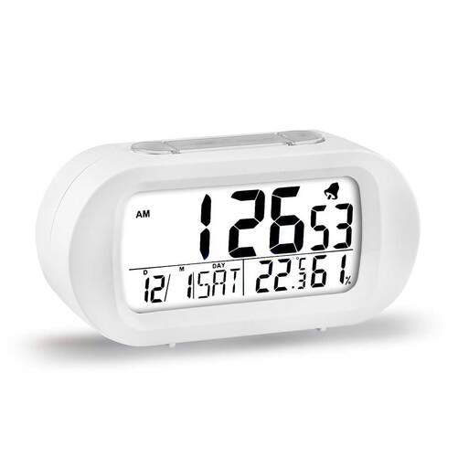 Reloj despertador Elbe RD009 - Retroiluminación, función posponer, 3 pilas AAA