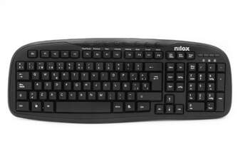 TECLADO NILOX USB MULTIMEDIA