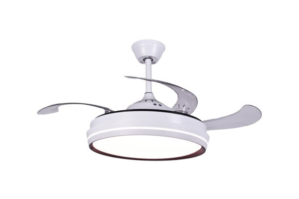 Ventilador Techo Artica AVTR105WB - 36 W, 6 Velocidades, Temporizador, 105 cm, Blanco y Madera
