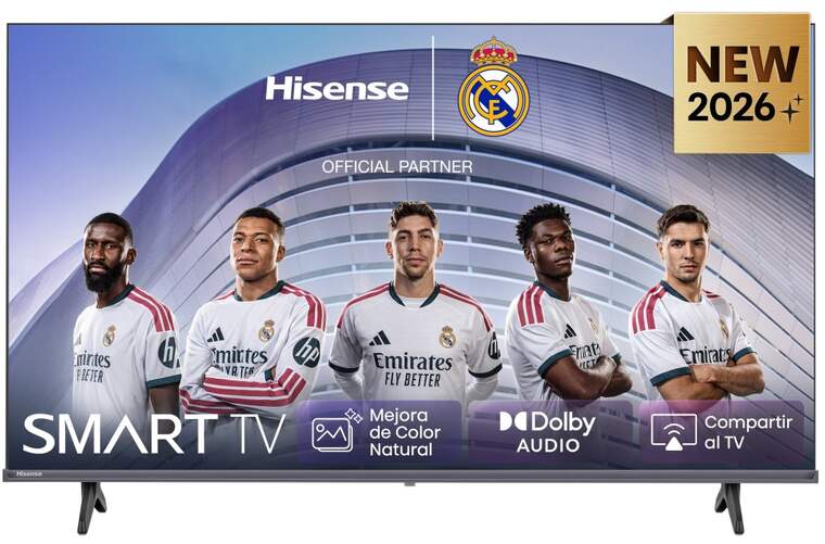 TV Hisense 40" LED 40A4S - Full HD, Smart TV con HomeOS, Dolby Audio con 14 W, HDR10