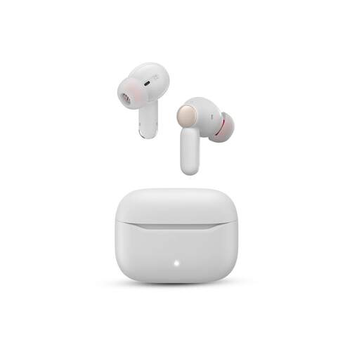 Auriculares SPC 4634L Ether 3 Pro Lunar Mist - Inal&aacute;mbricos, Bluethooh, 35 h autonom&iacute;a, 10 m, Blanco