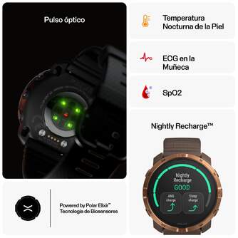 SMARTWATCH POLAR GRIT X2 BRN S/L