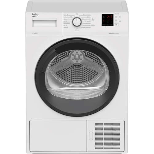 Secadora Beko DHS7413GAO - A++, 7K, Bomba de calor, 15 programas, Sensor Humedad, Blanca