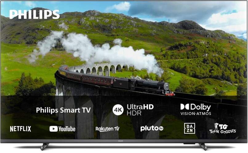 TV 50" Philips 50PUS7608 - 4K, Smart TV, HDR10+, Dolby Vision/Atmos, Pixel Precise Ultra, HDMI 2.1