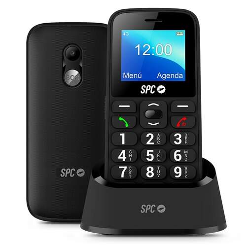 Teléfono Movil SPC 2329N Fortune 2 - 4G, Teclas Grandes, con base de carga, USB-C