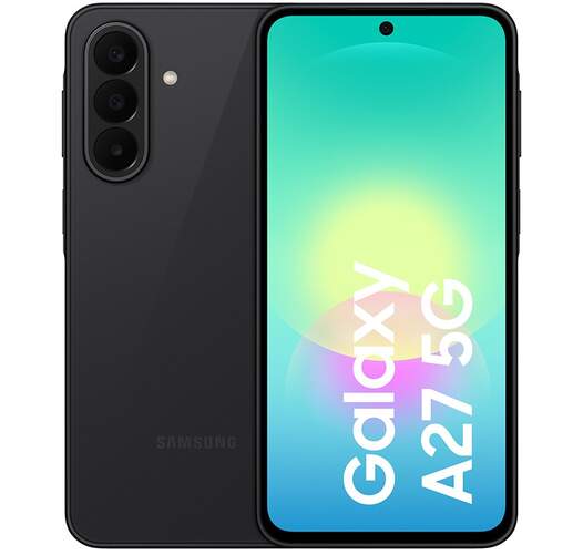 Samsung A27 5G 6/128 GB Negro - 6,7" Super AMOLED, Snapdragon 6 Gen 3, 5000 mAh, 50+5+2 MP
