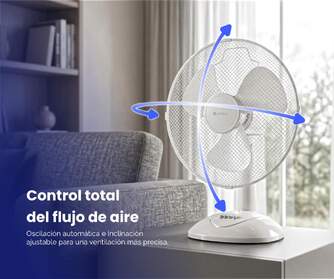 VENTILADOR SOBREMESA ARTICA AVS40W12B 40W 30CM BCO