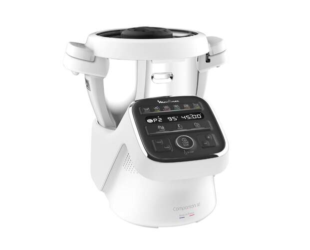 Robot de Cocina Moulinex Companion XL HF80CB10 - 1550W, Bowl 3 Litros, 30-150ºC, 12 Programas