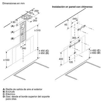 CAMP. BOSCH DWK81AN20 915m3h 80CM CRISTAL BLANCO