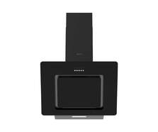 Campana decorativa Artica AVERTIKA60CN - 60 cm, 620 m3/h, Luz LED, 3 Velocidades, Clase C, Negra