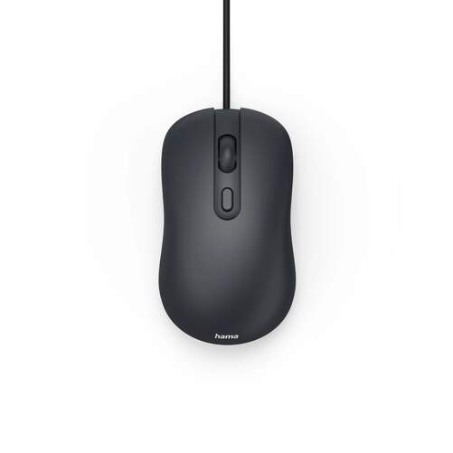 Rat&oacute;n con cable Hama CM-200 Negro - 1600 Dpi, &Oacute;ptico, Cable de 1,8 m, USB-A