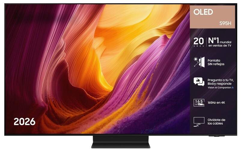 TV Samsung 77" OLED TQ77S95H - 4K Ultra HD, NQ4 AI Gen3 Processor, Dolby Atmos 70W, HDR+ Adaptive