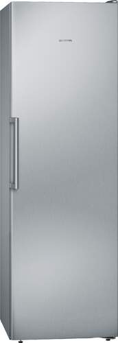 Congelador Vertical Siemens GS36NVIEP - Clase E, 186cm, 242L, NoFrost, multiAirflow  BigBox, Inox