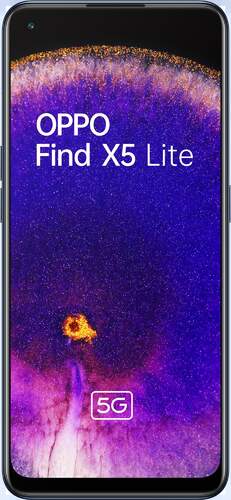 Oppo Find X5 Lite Negro - 6.43" 90Hz, FHD+, 5G, 8/256GB, 64+8+2/32MPx, 4500mAh 65W