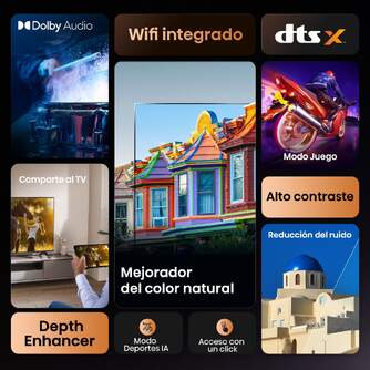 TV HISENSE 40%%%quot; 40A4Q FHD SMART TV DOLBY DTS HD