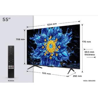 TV TCL 55%%%quot; 55P8L UHD MINILED GOOGLETV 144HZ