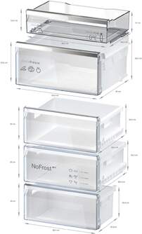 FRICOM. BALAY 3KFC869AI 203x60 NF CRIS GRIS