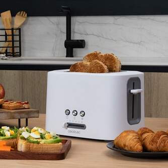 TOST. CECOTEC TOAST%%%amp;TASTE 9000 2R CORTO BCO 3188