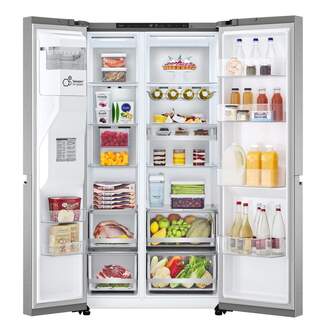 FRI. LG GSLV91MBAC 179x92x74 NF INOX DISP