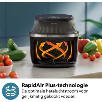 FREIDORA AIRE PHILIPS  NA342/00 2000W 7,2L VENTANA RAPIDAIR