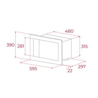 MICR. TEKA ML8200BIS BK CRISTAL 20L 112060001