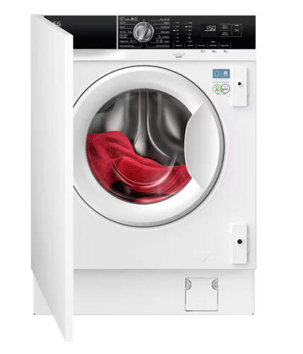 Lavadora Integrable AEG LFU7G8434F - 8 kg, Clase A, 1400 rpm, 14 programas, 69 dB