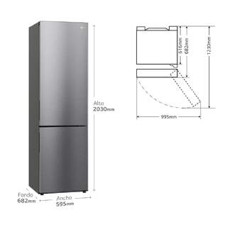 FRICOM. LG GBP62PZNBC 203x60 NF INOX 0%%%#186; DC