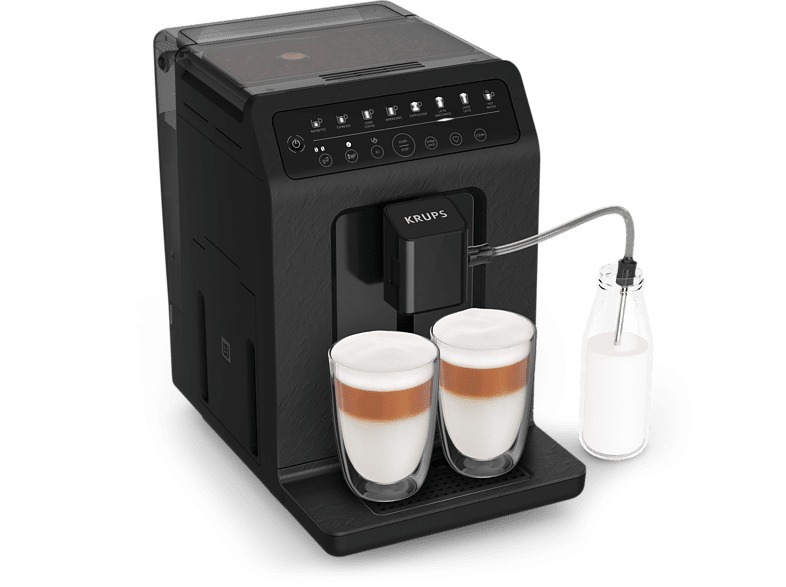 Cafetera SuperAutomática Krups EA897B Evidence Eco Design - 15Bar, 8 Programas