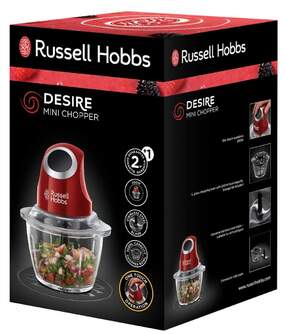 PICAD. RUSSELL HOBBS 24660-56 200W ROJA