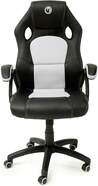 Silla Gaming Nacon CH-310 - PC, 5 Ruedas, Acolchado, Negro, Blanco