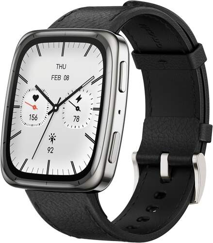 Smartwatch Amazfit Active 2 Square - Pantalla AMOLED 1,75", GPS, Autonomía 10 días, NFC, Negro
