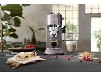 CAFET. DELONGHI EC785.PK EXPRESSO BRAZO GRIS/ROSA