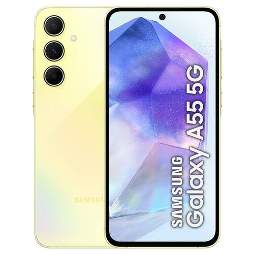 Samsung Galaxy A55 5G - 8/128 GB, 6,6", Amarillo