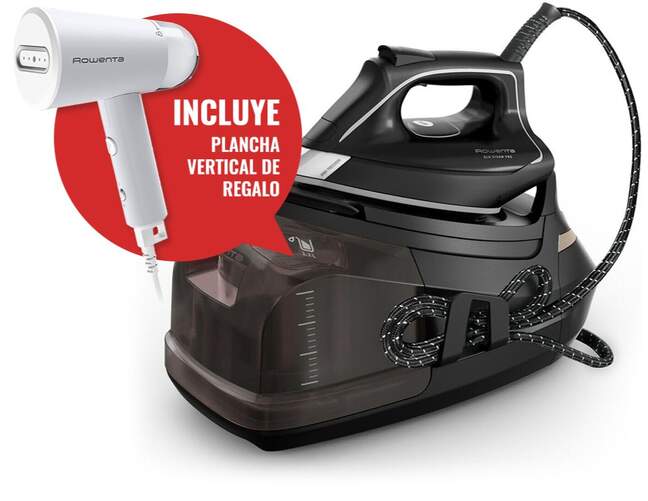 Centro de planchado Rowenta DG9611 - Con Plancha Vertical Rowenta DT1021 de regalo