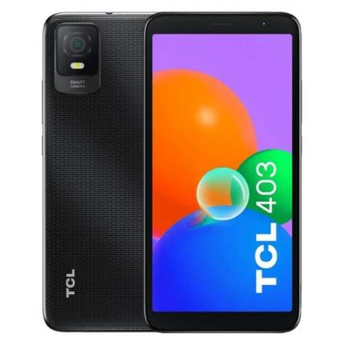 TCL 403 2/32GB Negro - 6" FW+, MediaTek Helio A22, 4G, 8+5MPx, 3000mAh