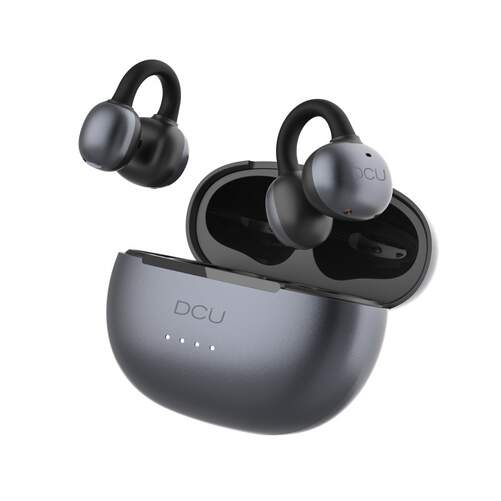 Auriculares bluetooth DCU AirClip Negro - 20-20000 Hz, BT 6,0, 300 mAh, micr&oacute;fono incorporado