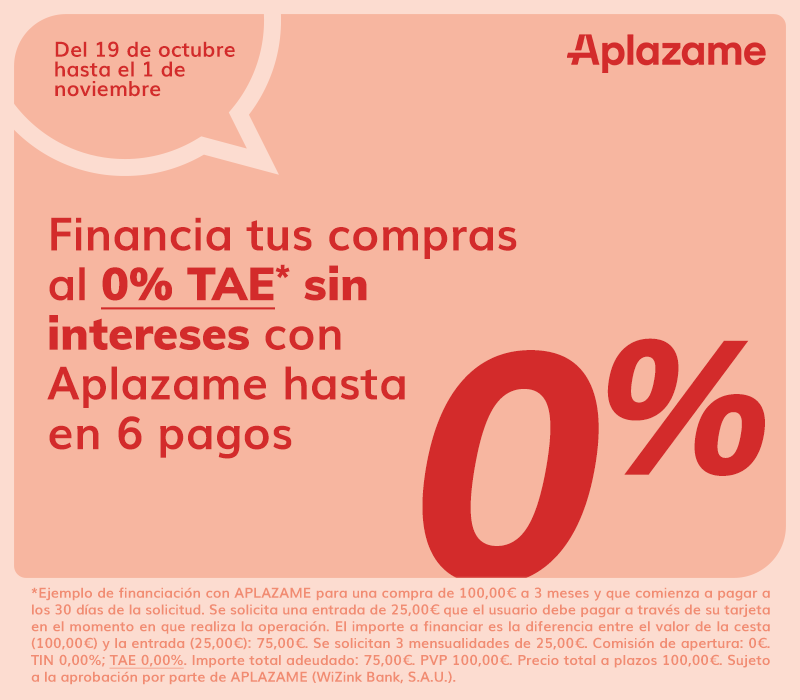 Financia con aplazame en MiElectro.es
