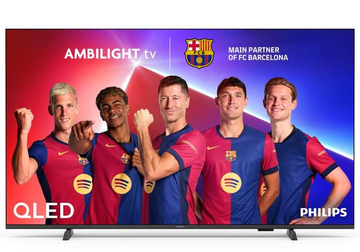 TV QLED Philips 43" 43PUS8209 - 4K Ultra HD, Ambilight, HDR10, SO TITAN, 20 W