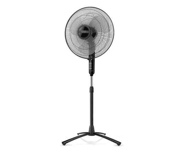 Ventilador de pie Taurus Bergen 16C - 45W, 40cm, 3 Velocidades, Oscilante, Negro