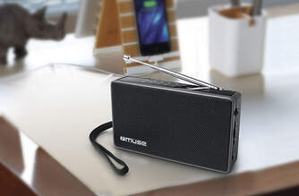 RADIO PORTATIL MUSE M-030R FM/AM NEGRO