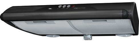 Campana Mepamsa Mito Jet 60 Negra - 60cm, 430m3/h, 64dB, 12 Velocidades, Filtro Multicapa