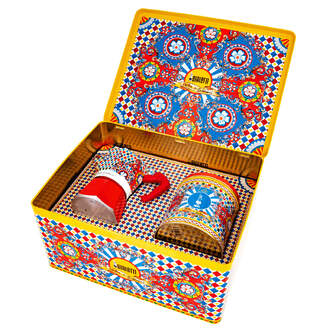 CAFET. ITALIANA BIALETTI SET REGALO D.%%%amp; G. 3T ROJA