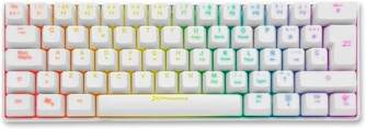 TECLADO PHOENIX MIRAGE RGB MECANICO GAMING BLANCO