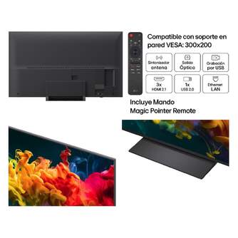 TV LG 65%%%quot; 65QNED81B6A UHD QNED EVO MINILED A7 W26