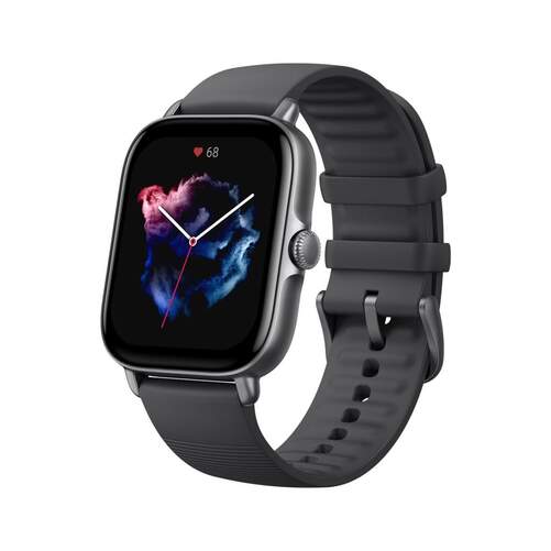 Amazfit GTS 3 Negro | Amoled, GPS, Micrófono, Deportes