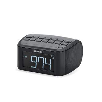 RADIO RELOJ SANGEAN RCR-24 AM/FM NEGRO